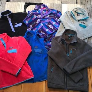 Patagonia fleece resellers lot, women’s medium